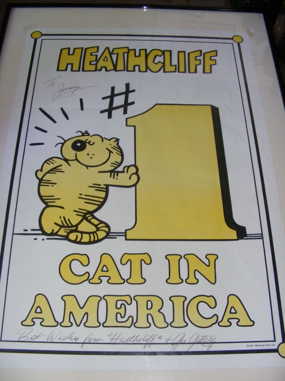 Signed George Gately Heathcliff Poster
